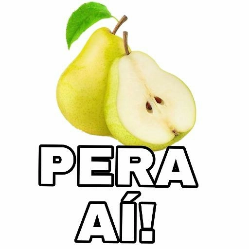 Figurinha: Pera Aí!