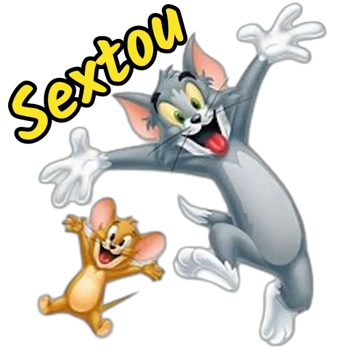 Figurinha: Sextou com Tom e Jerry