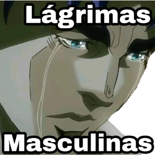 Figurinha: Lágrimas Masculinas