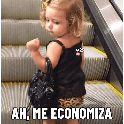 Figurinha: Menina de salto e bolsa