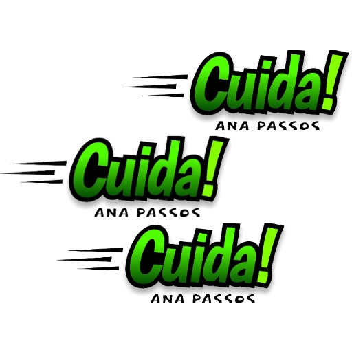 Figurinha: Cuida!