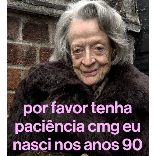 Figurinha: Tenha paciência cmg, nasci nos anos 90