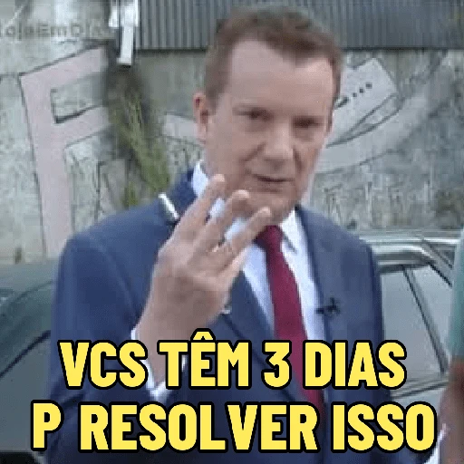 Figurinha: Você Tem 3 Dias