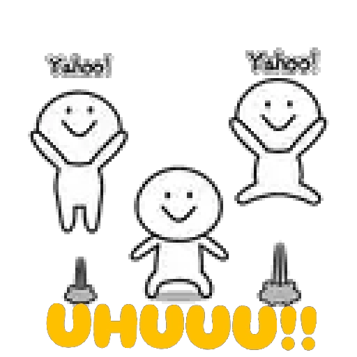 Figurinha: Uhhuu!! Pessoas
