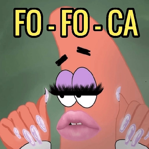 Figurinha: Patrick Estrela Fofoca