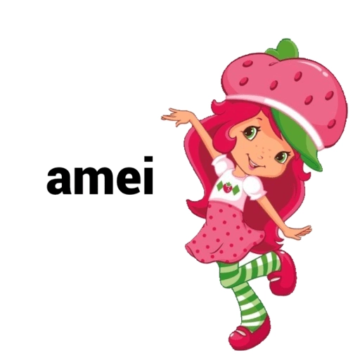 Figurinha: Moranguinho amei