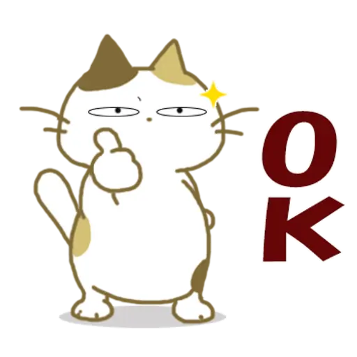 Figurinha: Gato OK