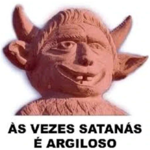 Figurinha: Satanás de Argila