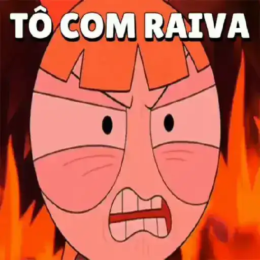 Figurinha: Tô com raiva
