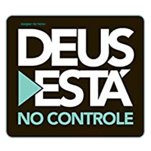 Figurinha: Deus está no controle