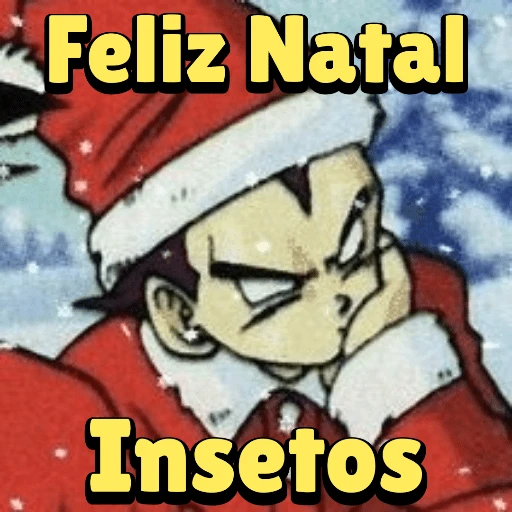 Figurinha: Feliz Natal Insetos