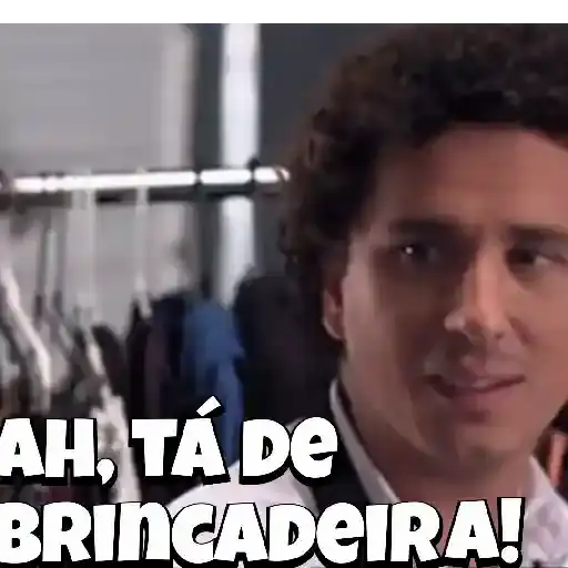 Figurinha: Ah, tá de brincadeira!