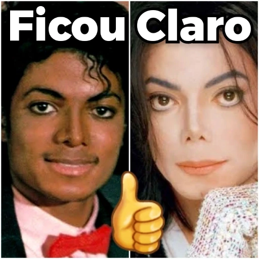 Figurinha: Michael Jackson Ficou Claro