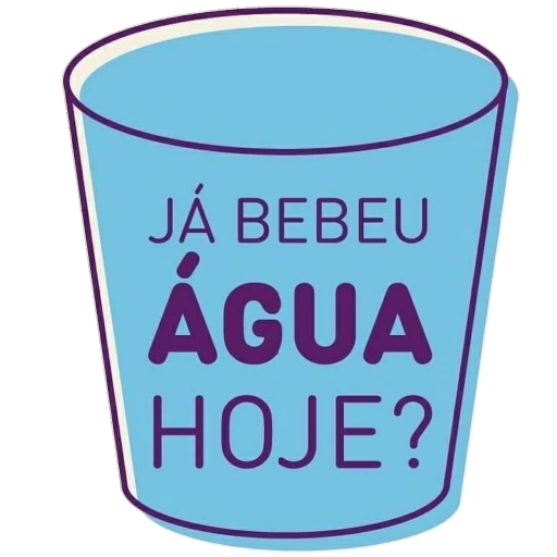 Figurinha: Você já bebeu água hoje?