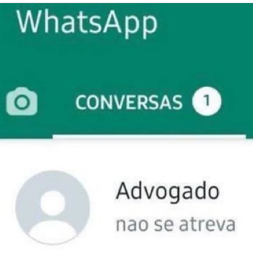 Figurinha: Advogado não se atreva