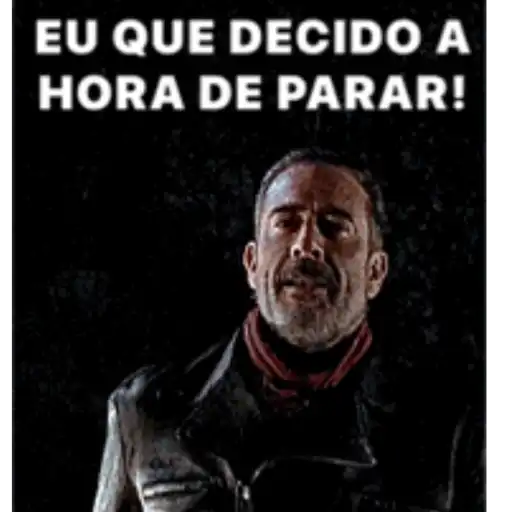 Figurinha: Negan: Eu que decido a hora de parar!