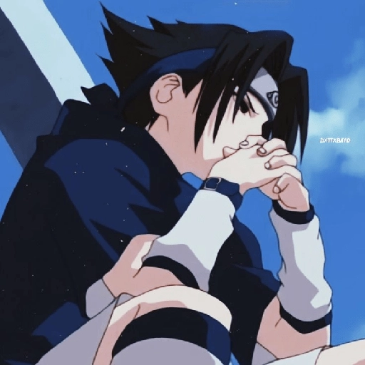 Figurinha: Sasuke pensativo