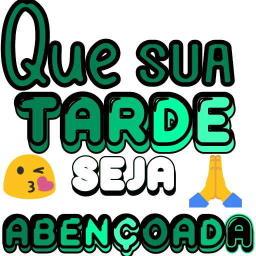 Figurinha: Boa Tarde