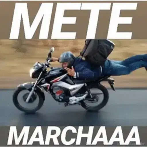 Figurinha: Motoqueiro radical
