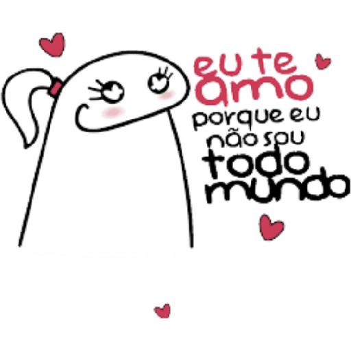 Sticker: Te amo porque no soy como todos