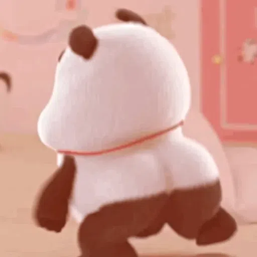 Figurinha: Panda dançando