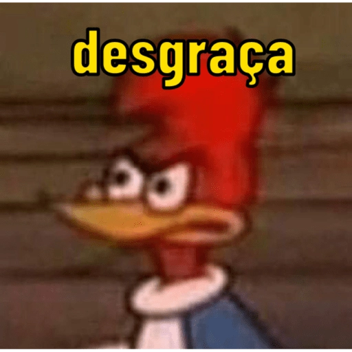 Figurinha: Pica-Pau diz Desgraça