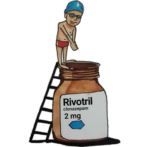 Figurinha: Nadador no Rivotril