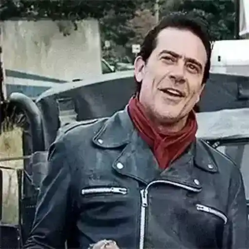Figurinha: Negan mostra seu taco