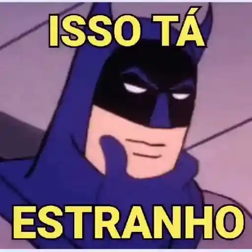 Figurinha: Batman pensativo