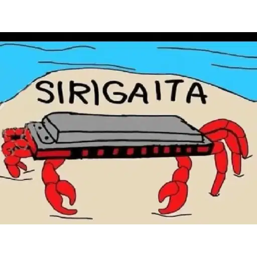 Figurinha: Sirigaita Caranguejo Harmônica