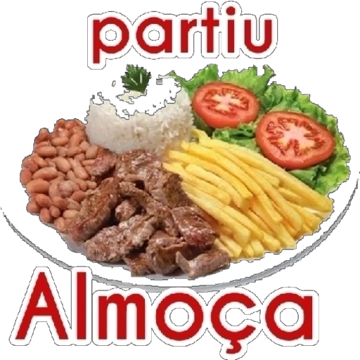 Figurinha: Partiu Almoço