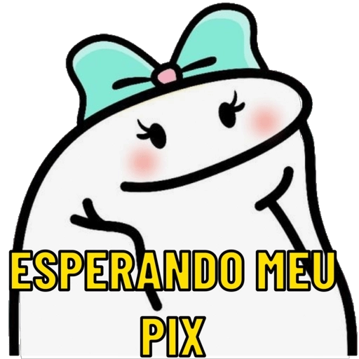 Figurinha: Esperando Meu PIX