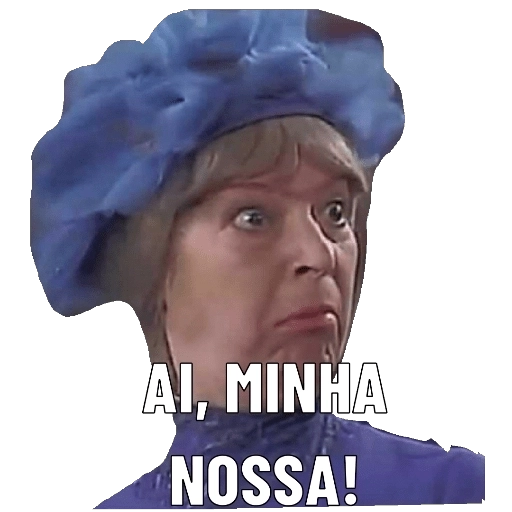 Figurinha: Dona Florinda - Ai Minha Nossa!