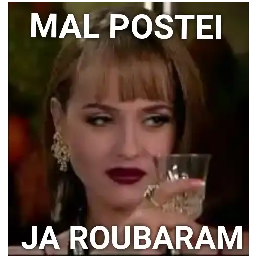 Figurinha: Mal postei, já roubaram