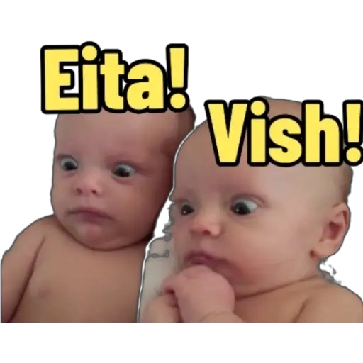 Figurinha: Eita! Vish! Bebês