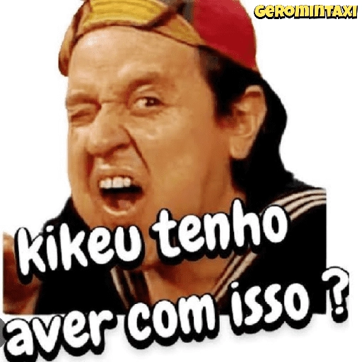 Figurinha: Chaves "O que eu tenho a ver com isso?"