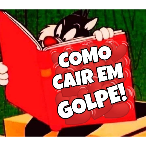 Figurinha: Como Cair em Golpe