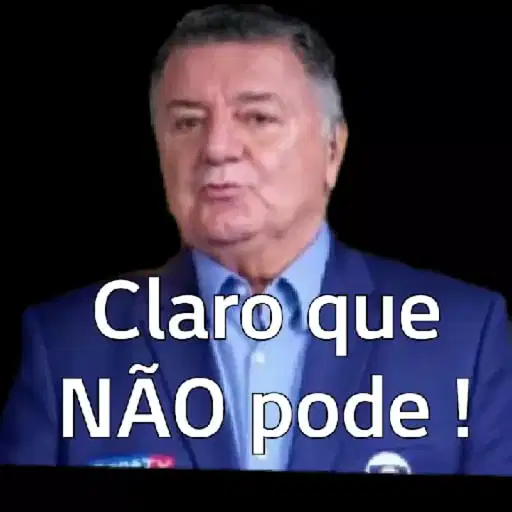 Figurinha: Claro que NÃO pode!