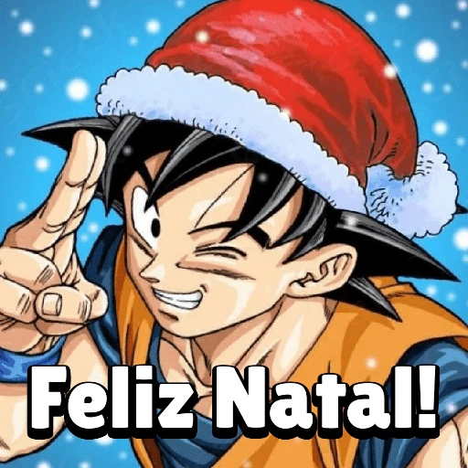 Figurinha: Goku de Natal