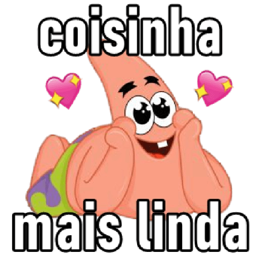 Figurinha: Patrick Estrela: Coisinha mais linda