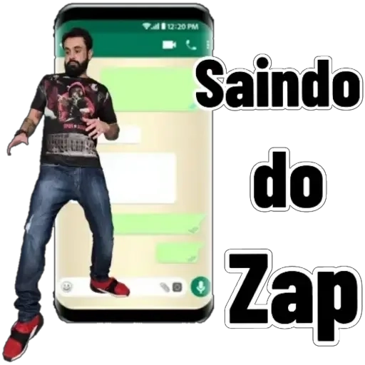 Figurinha: Saindo do Zap