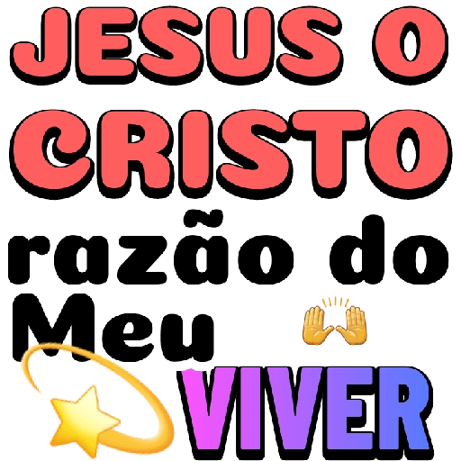 Figurinha: Jesus o Cristo, Razão do Meu Viver