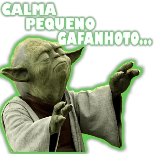 Figurinha: Calma, Pequeno Gafanhoto