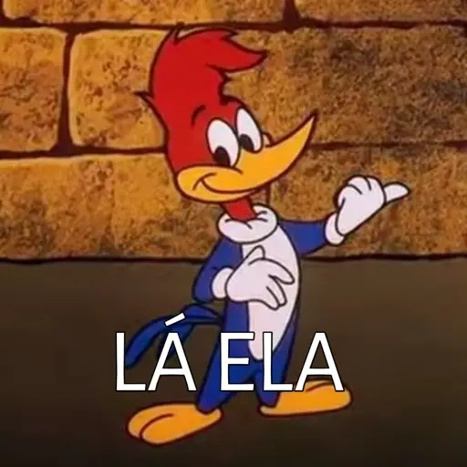Figurinha: Pica-Pau: Lá ela