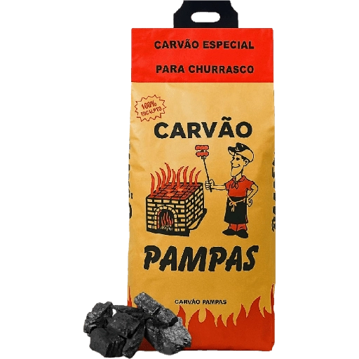 Figurinha: Carvão Pampas para Churrasco