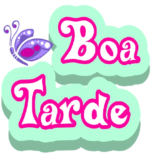 Figurinha: Boa Tarde Borboleta