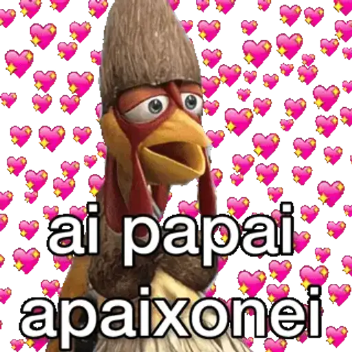 Figurinha: Ai papai apaixonei