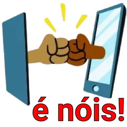 Figurinha: Soquinhos virtuais "é nois!"