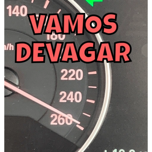 Figurinha: Vamos Devagar
