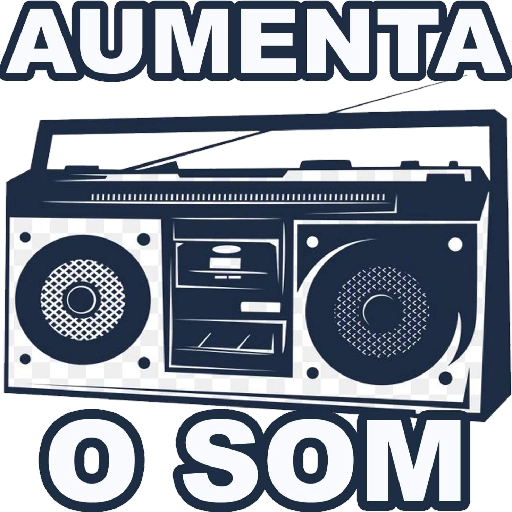 Figurinha: Aumenta o Som